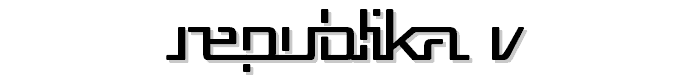 Republika V font